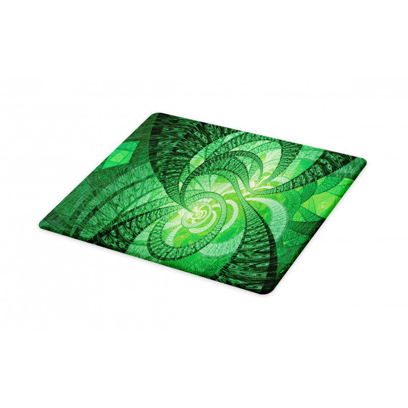 Abstract Swirling Spirals Cutting Board