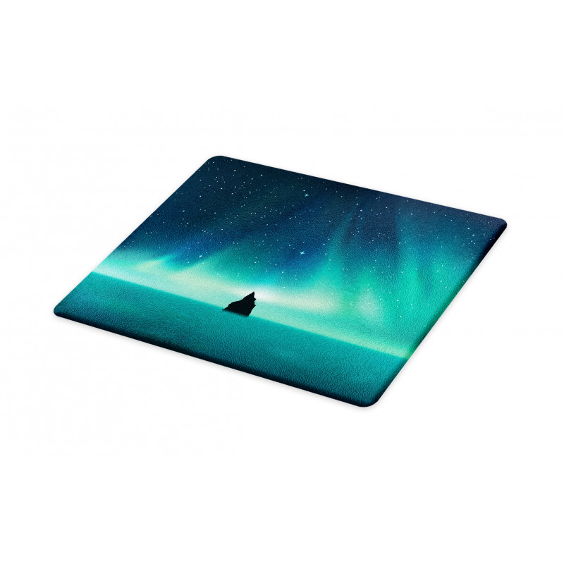 Aurora Borealis Single Rock Cutting Board