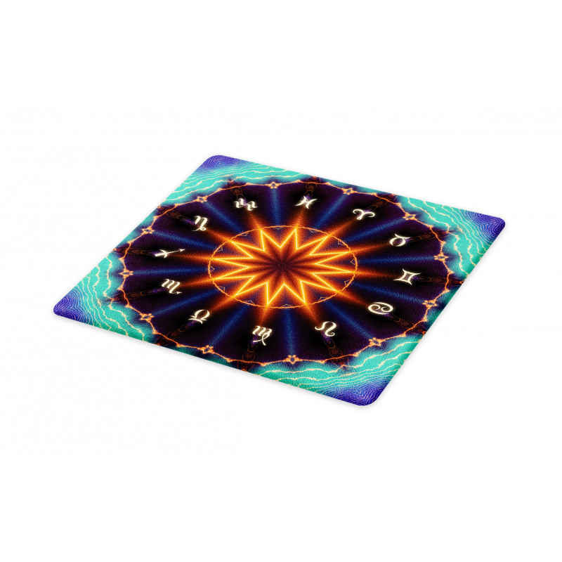 Sun Zodiac Wheel Cutting Board