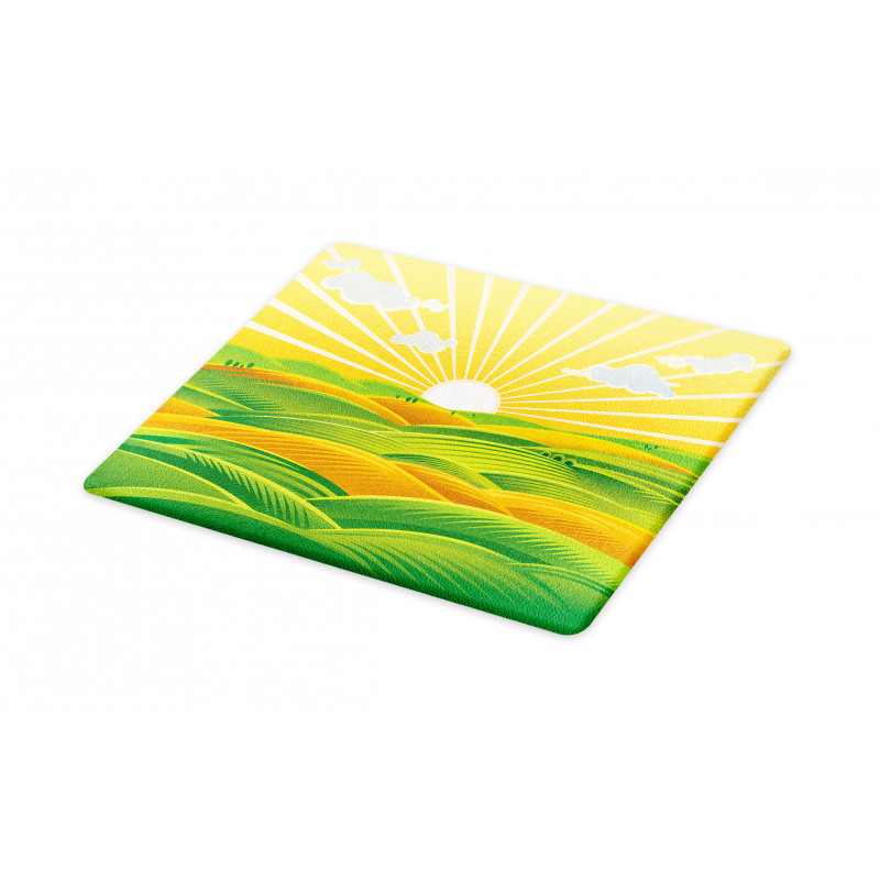 Fields Hills at Dawn Cutting Board