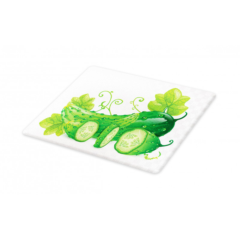 Juicy Cucumber Graphic Cutting Board