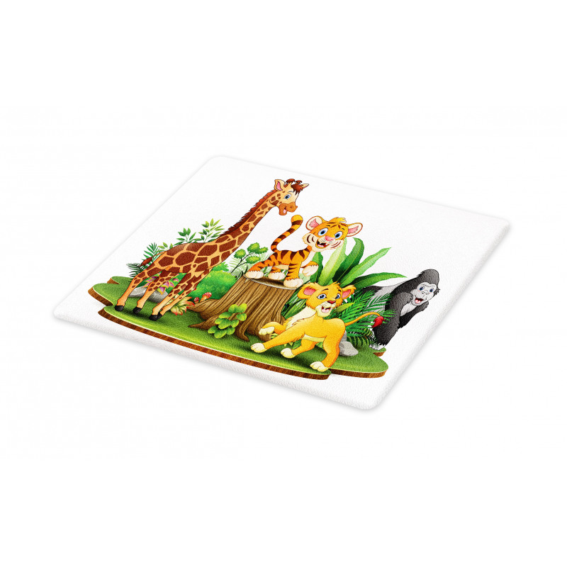 Colorful Forest Wildlife Cutting Board