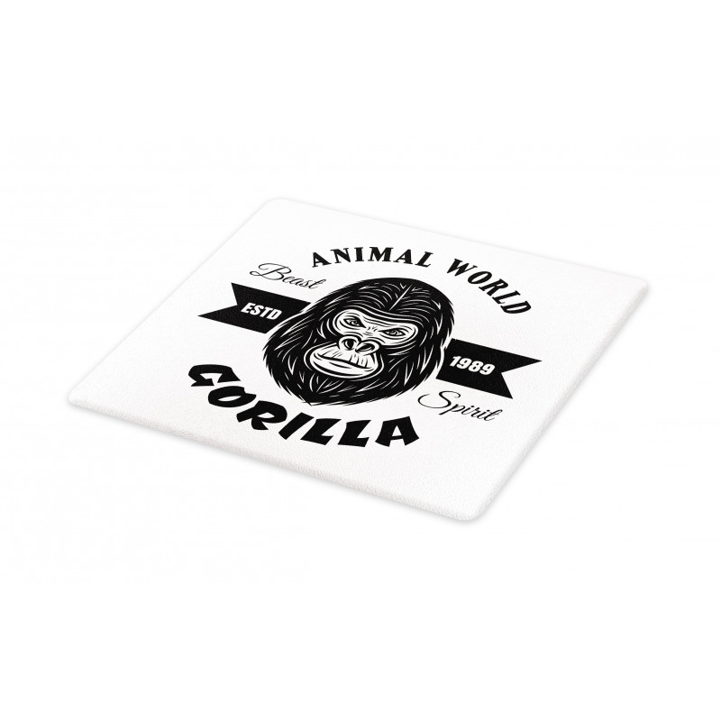 Animal World Calligraphic Cutting Board