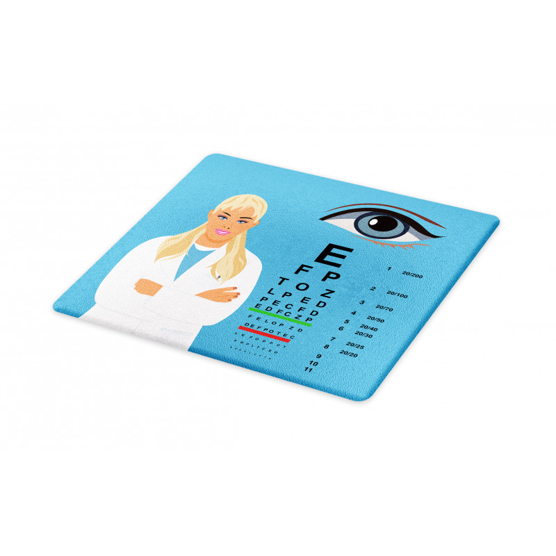 Female Ophthalmologist Cutting Board