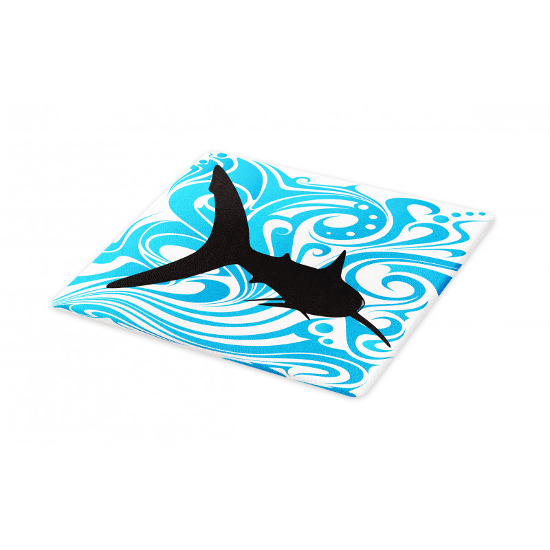 Swirling Waves and a Big Fish Cutting Board