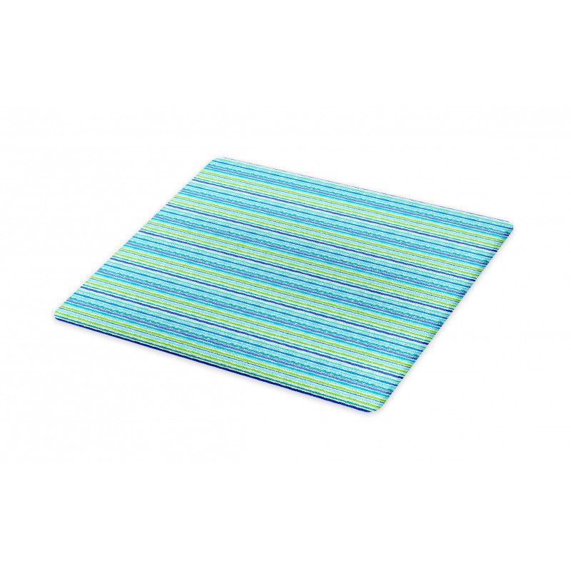 Blue Green Tones Art Cutting Board