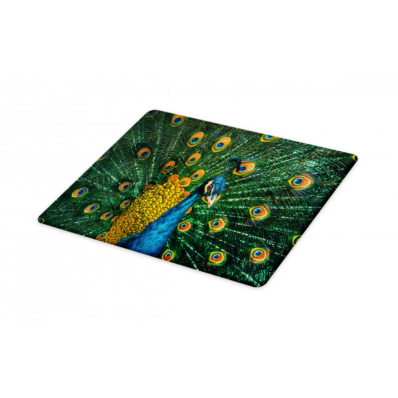 Portrait of the Peacock Cutting Board