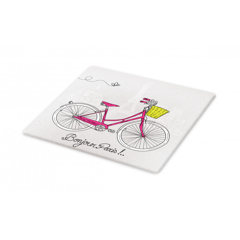 Bonjour Paris Bicycle Cutting Board