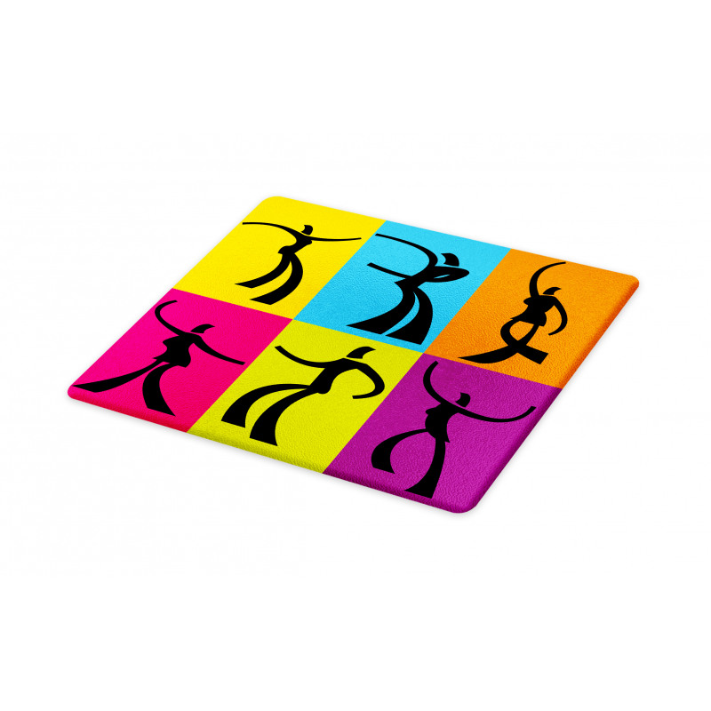 Dancers Colors Cutting Board