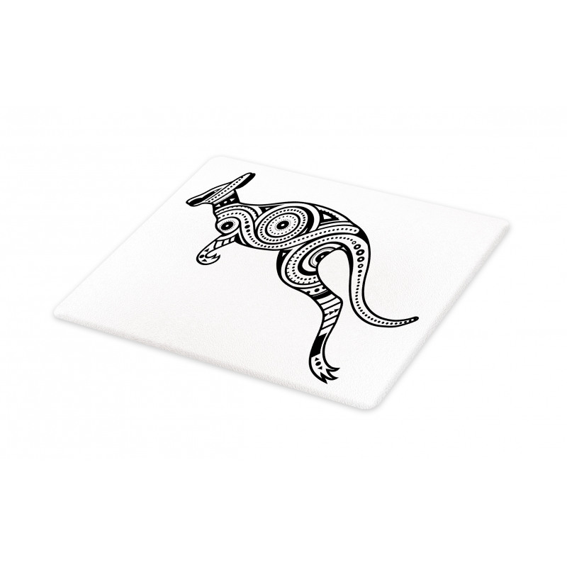 Abstract Ornate Kangaroo Cutting Board