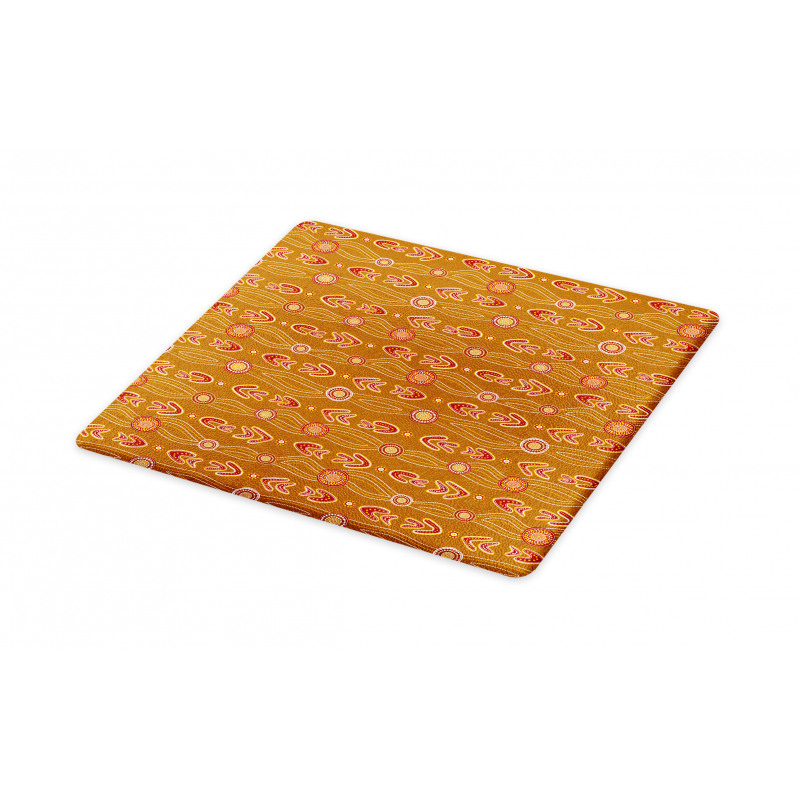 Dotted Waves Art Motifs Cutting Board