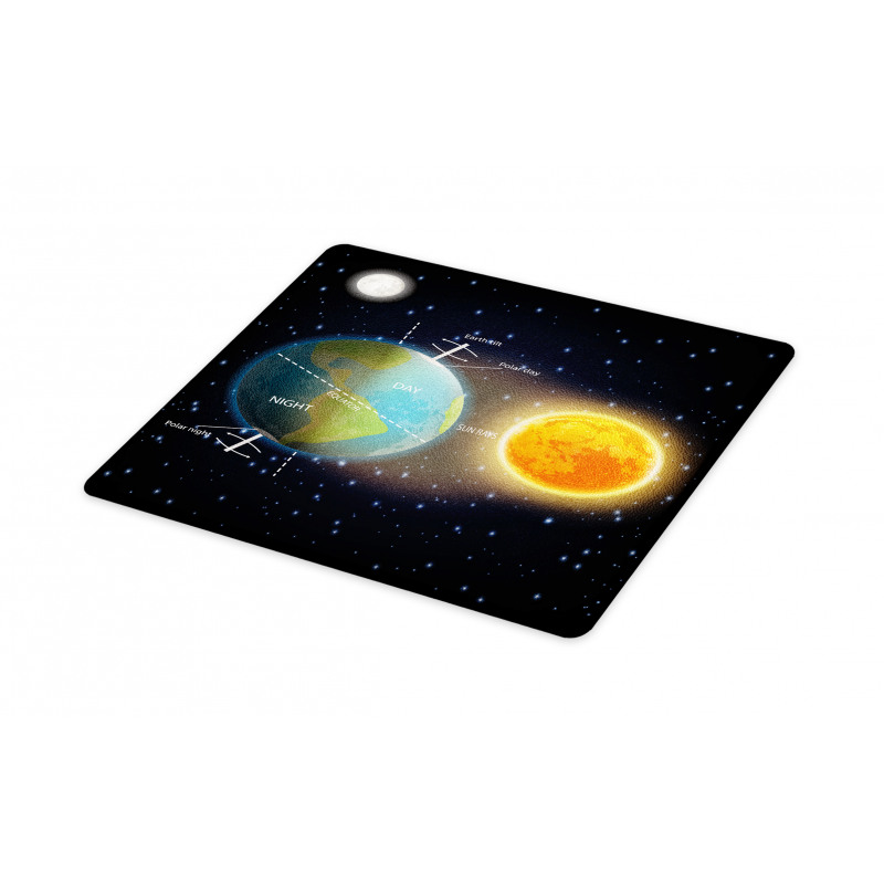 Day and Night Cycle Earth Cutting Board