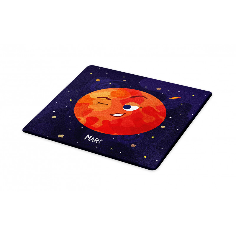 Mars Cartoon Character Cutting Board