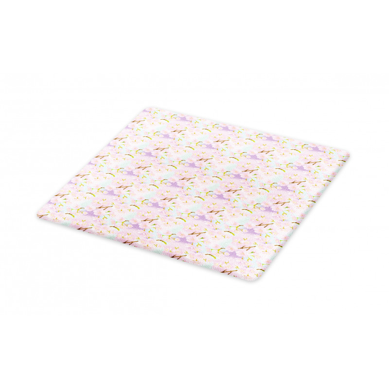 Dreamy Cherry Sakura Flowers Cutting Board