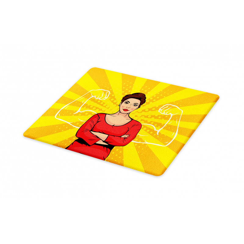 Strong Woman and Arms Cutting Board