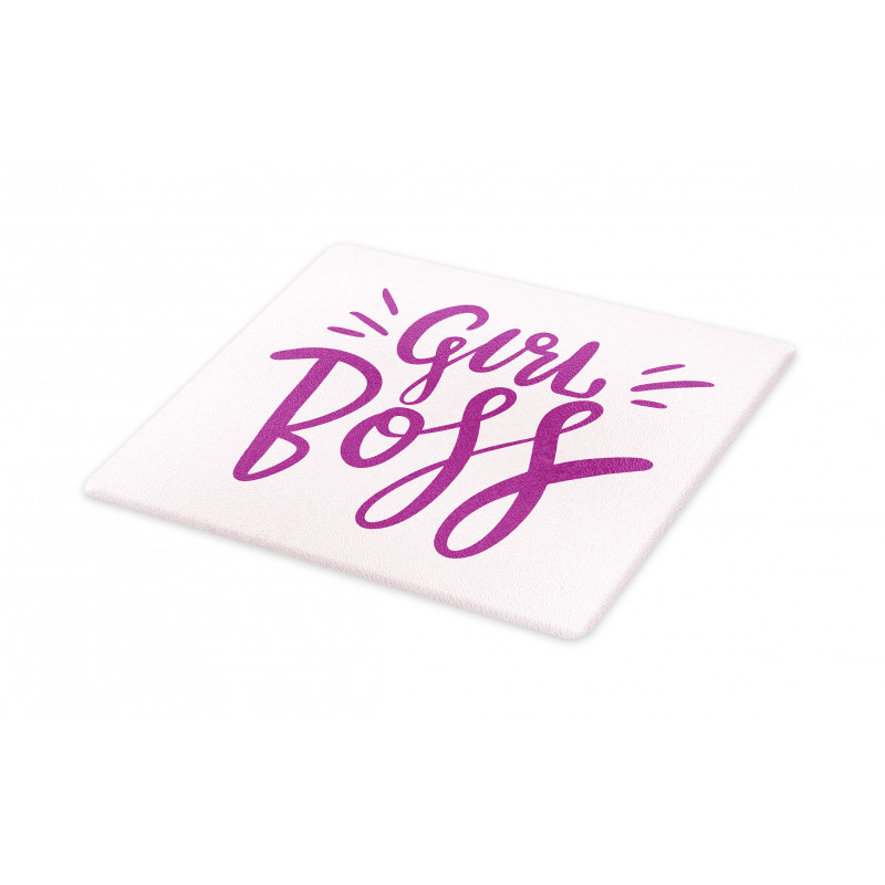 Motivational Feminine Art Cutting Board