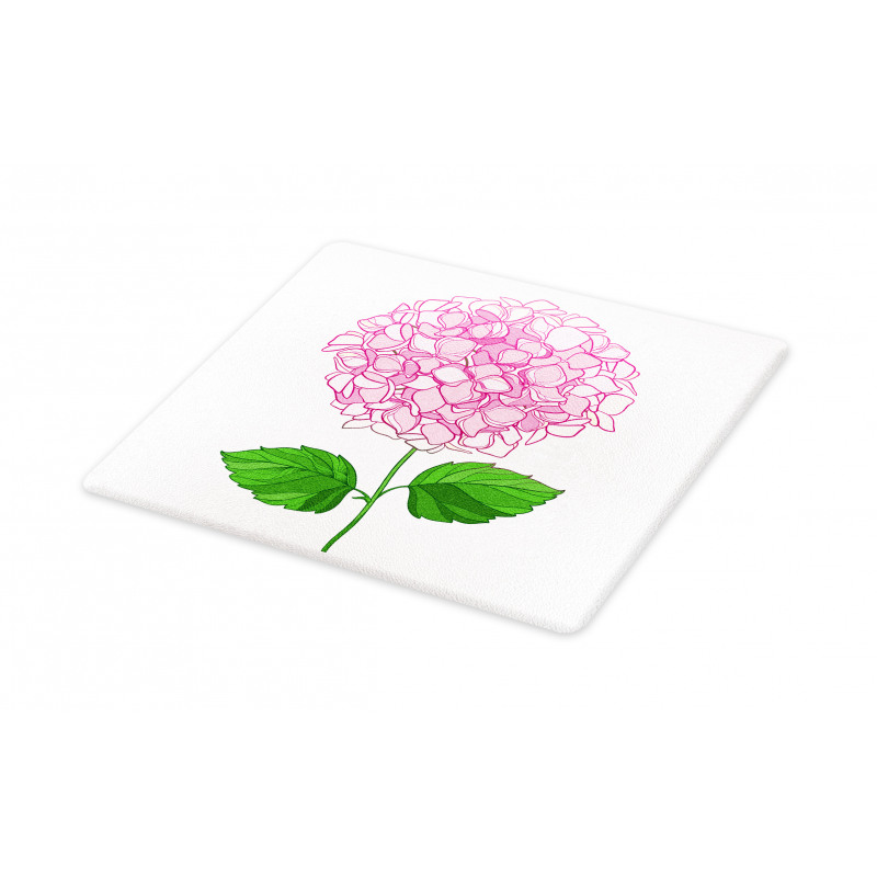 Hand Drawn Pink Petals Cutting Board