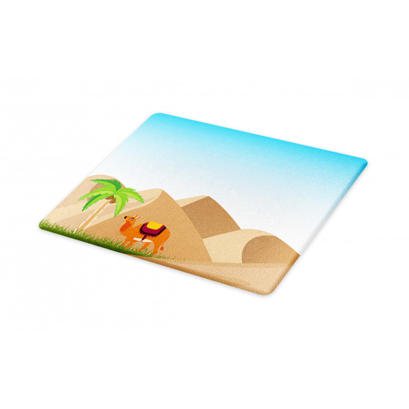 Sand Hills a Camel and a Tree Cutting Board