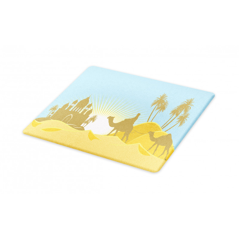 Trees and Camels on a Desert Cutting Board