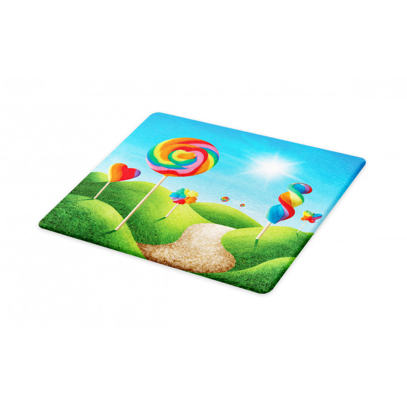 Candy Land Lollipops Cutting Board