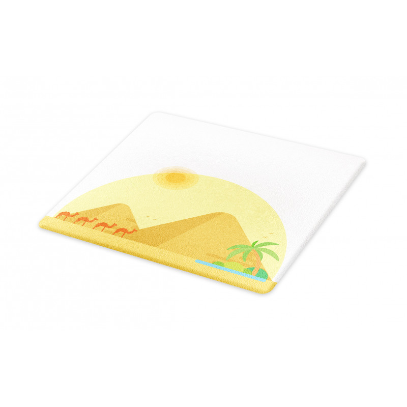 Caravan of Camels Marching Cutting Board