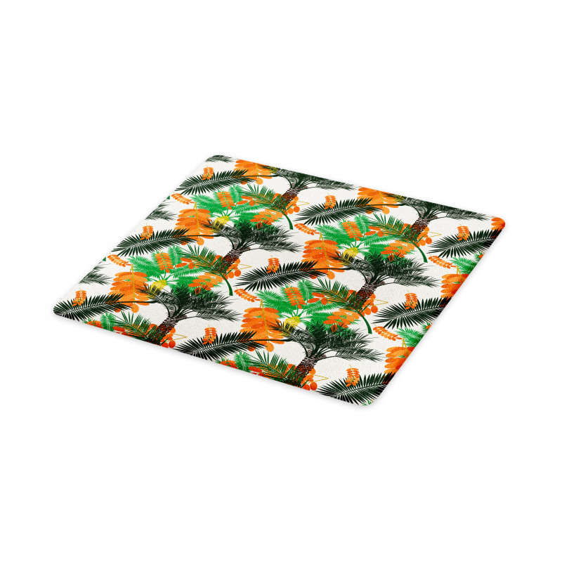 Date Palm Tree with Leaves Cutting Board