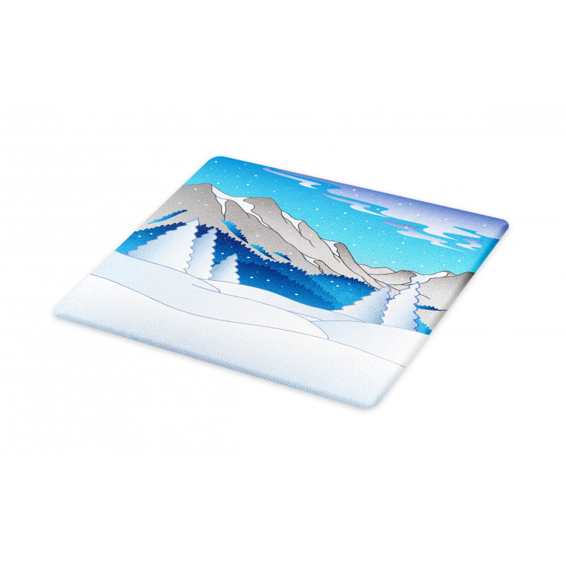 Mountainous Scenery Cutting Board