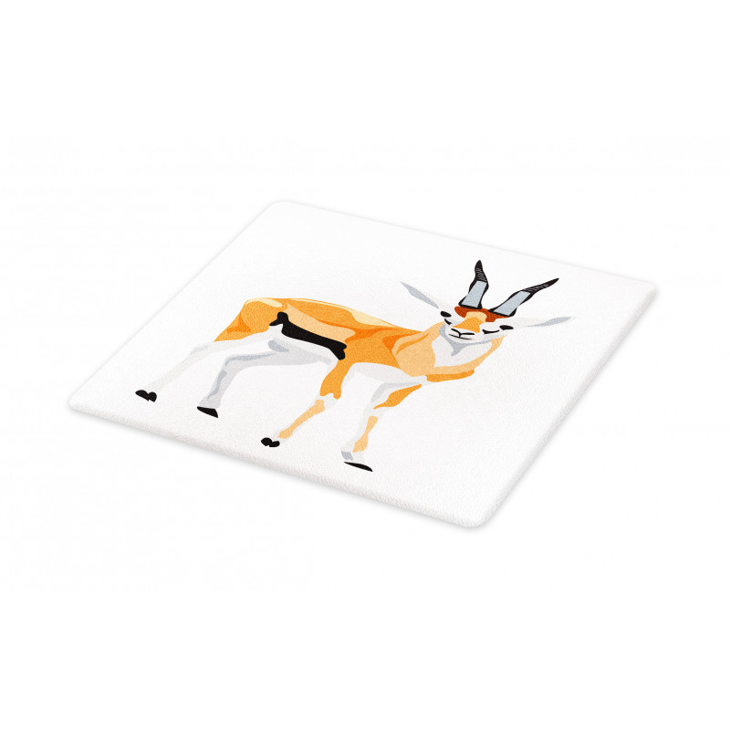 Thomson's Gazelle Cartoon Cutting Board