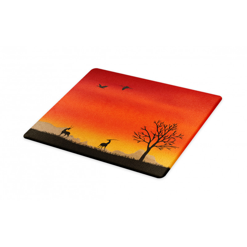 Tree and Animals Landscape Cutting Board