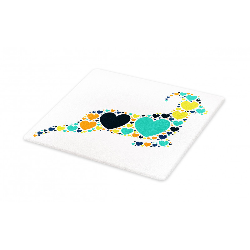 Animal Heart Silhouette Cutting Board