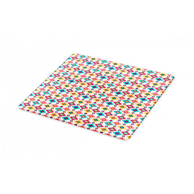 Floral Colorful Array Cutting Board