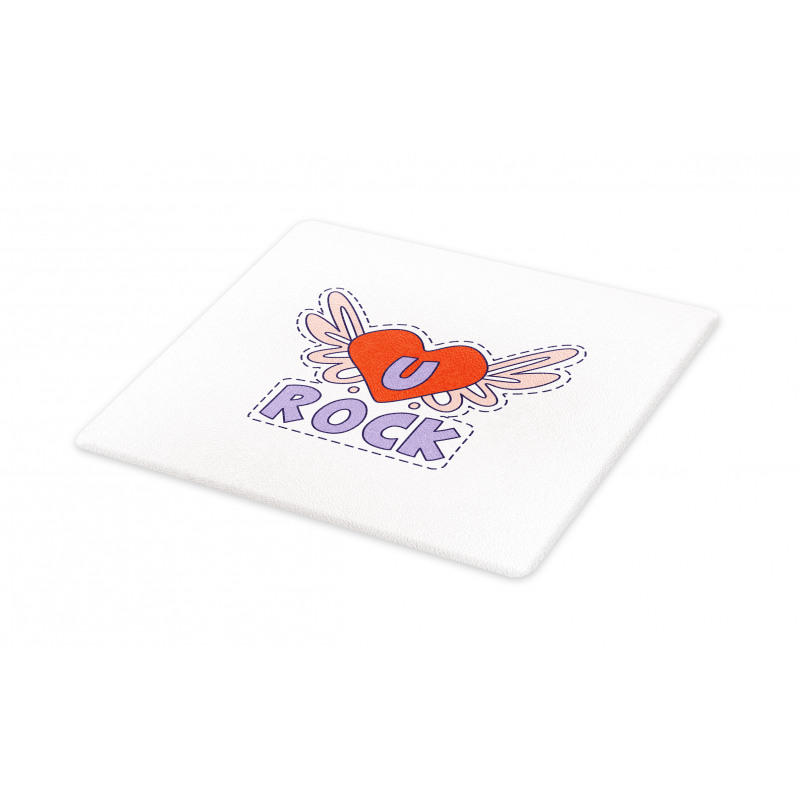 Winged Heart Motivation Cutting Board