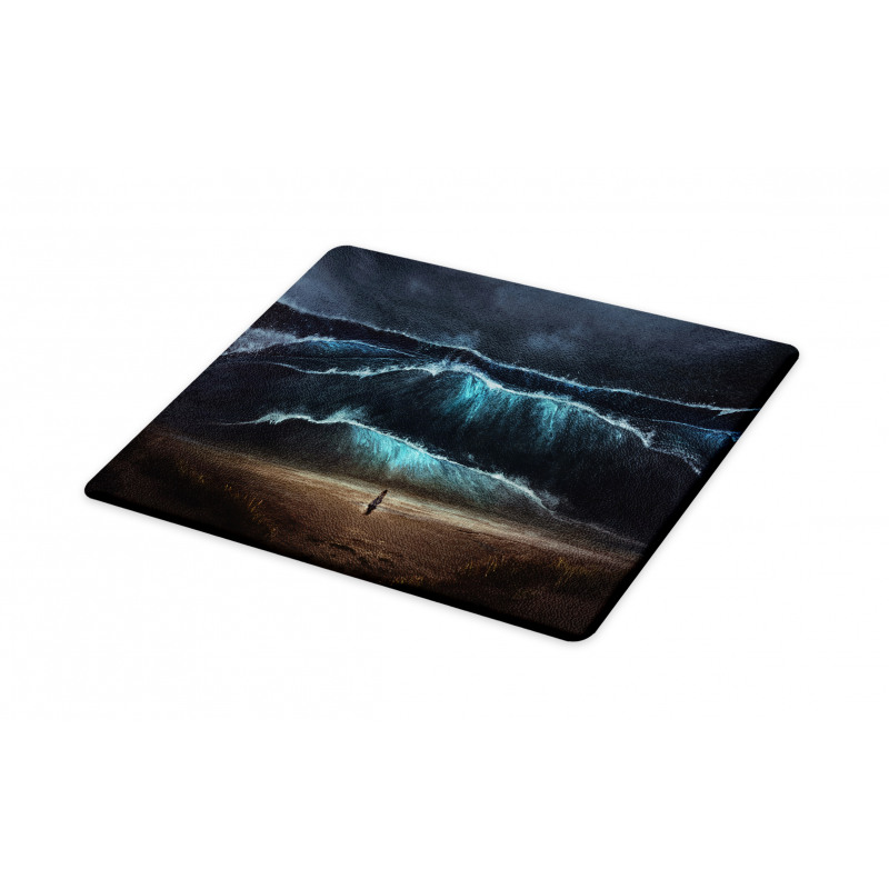 Gothic Wave Alone Woman Cutting Board