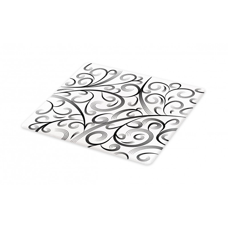 Curvy Lines Art Cutting Board