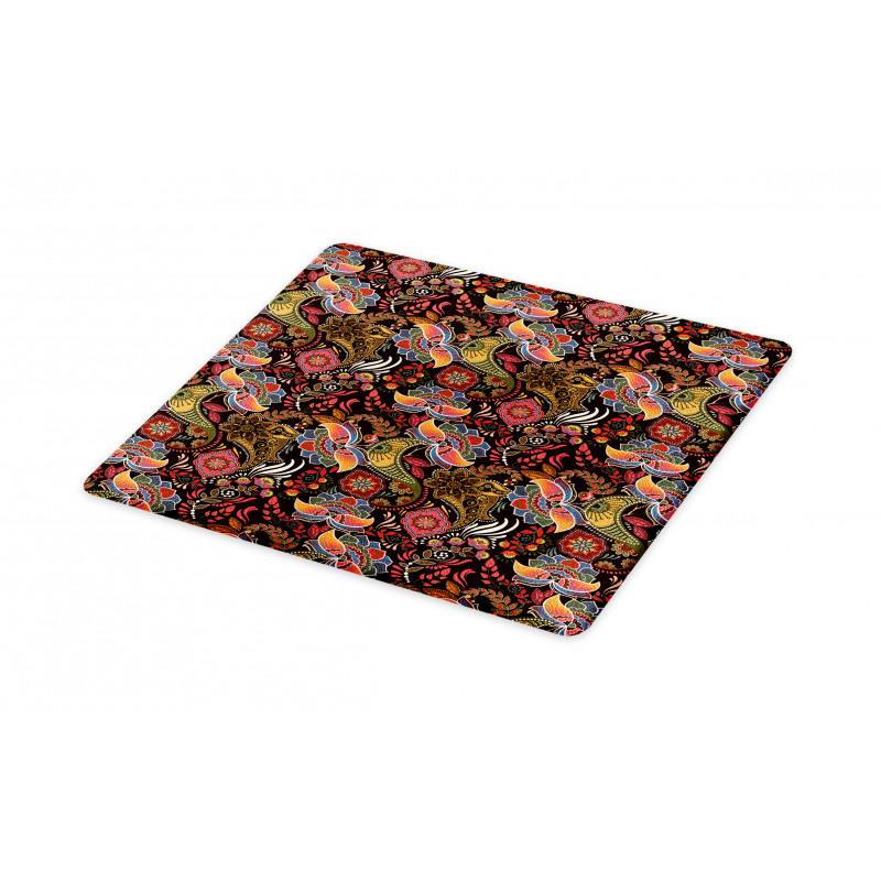 Jumble Warm Tone Floral Cutting Board