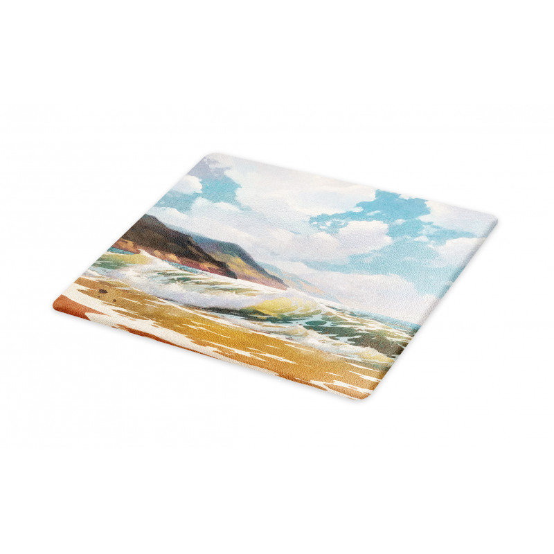 Sea Waves Coastline Cutting Board