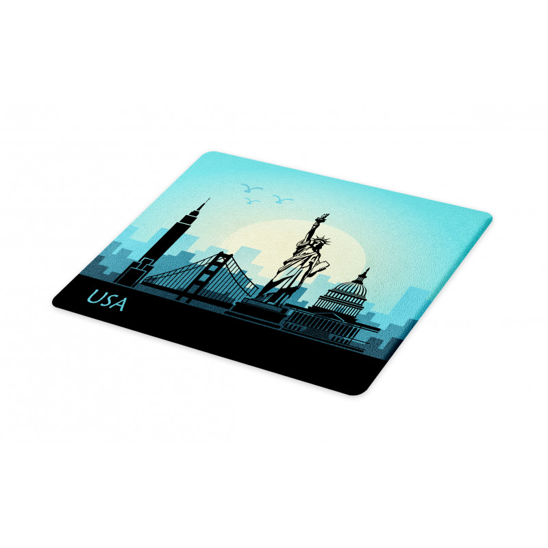 USA Skyscrapers City Skyline Cutting Board