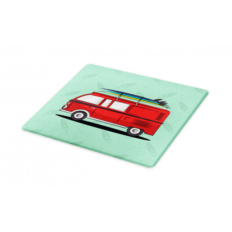 Van with Surf Boards Cutting Board