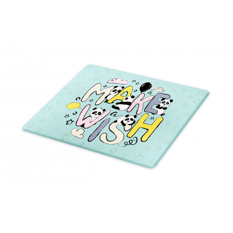 Whimsical Calligraphic Design Cutting Board