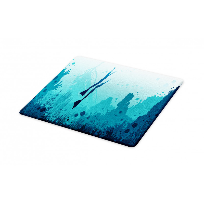 Freedivers and Coral Reef Cutting Board