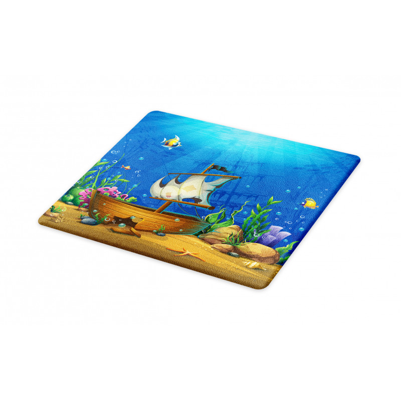 Undersea World Ship Wreck Cutting Board