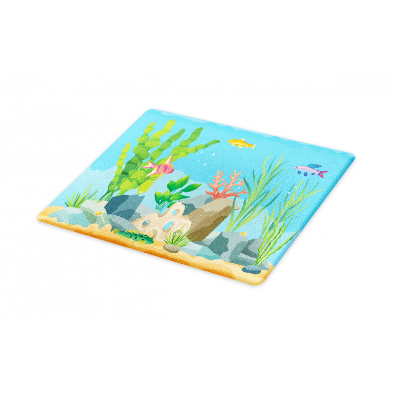 Exotic Fish and Seaweed Cutting Board