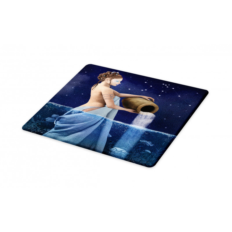 Aquarius Lady with Pail Cutting Board