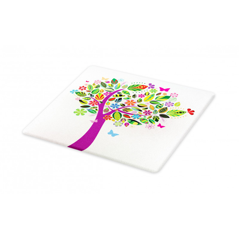 Flower Butterflies Cutting Board