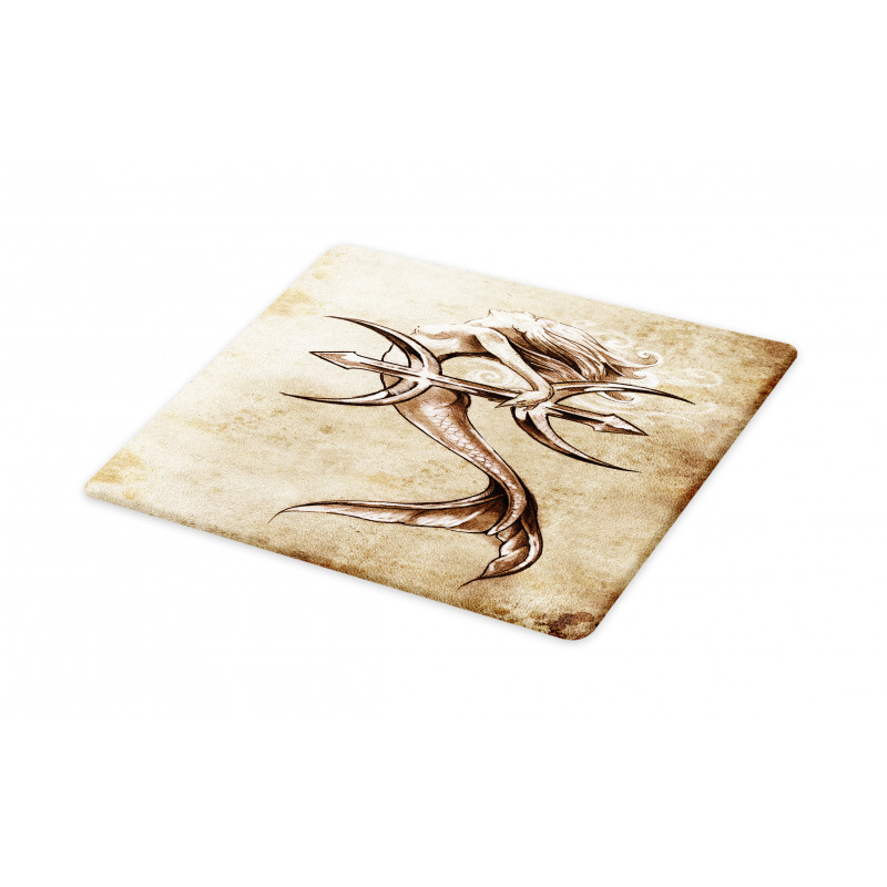 Vintage Mythical Art Cutting Board