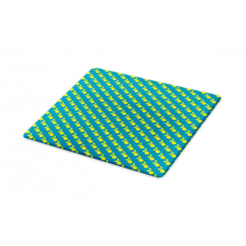 Citrus Motif Zigzag Backdrop Cutting Board