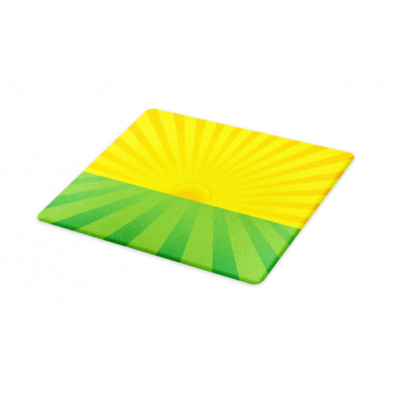 Simplistic Summer Sunrise Cutting Board