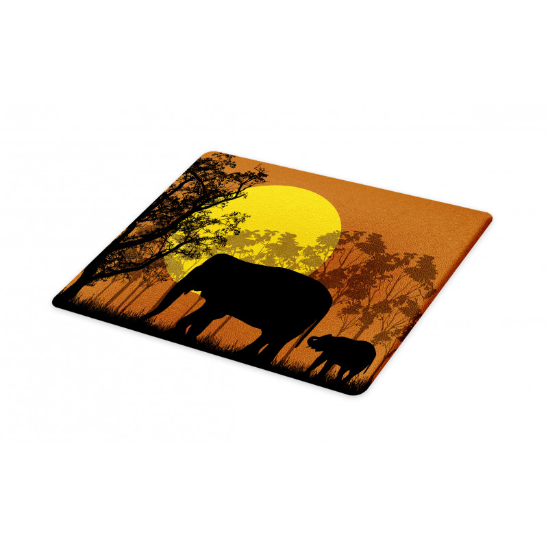 Animals and Trees Cutting Board