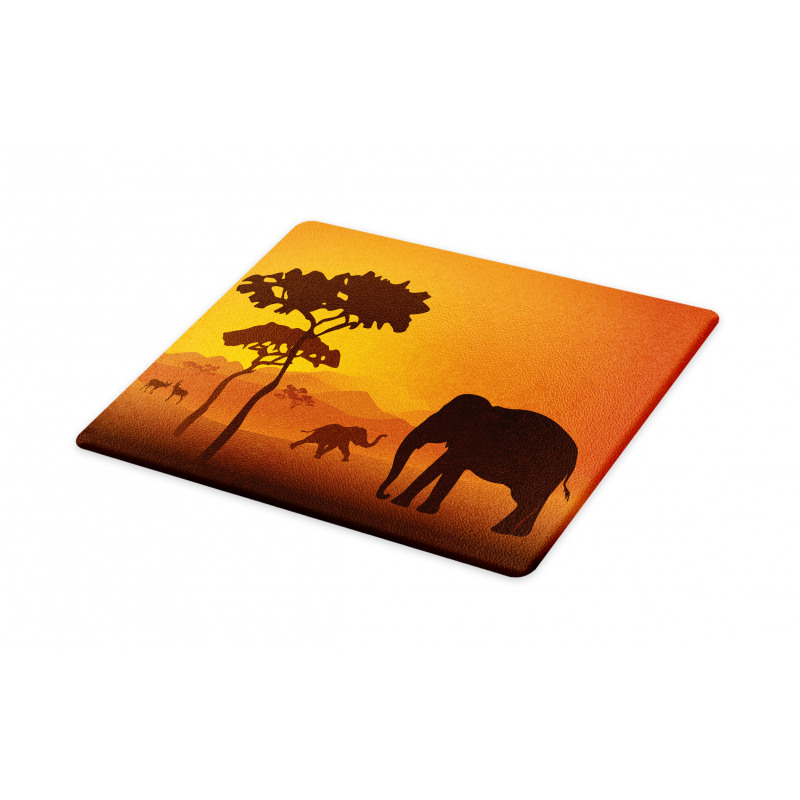 Savanna Mammals Cutting Board