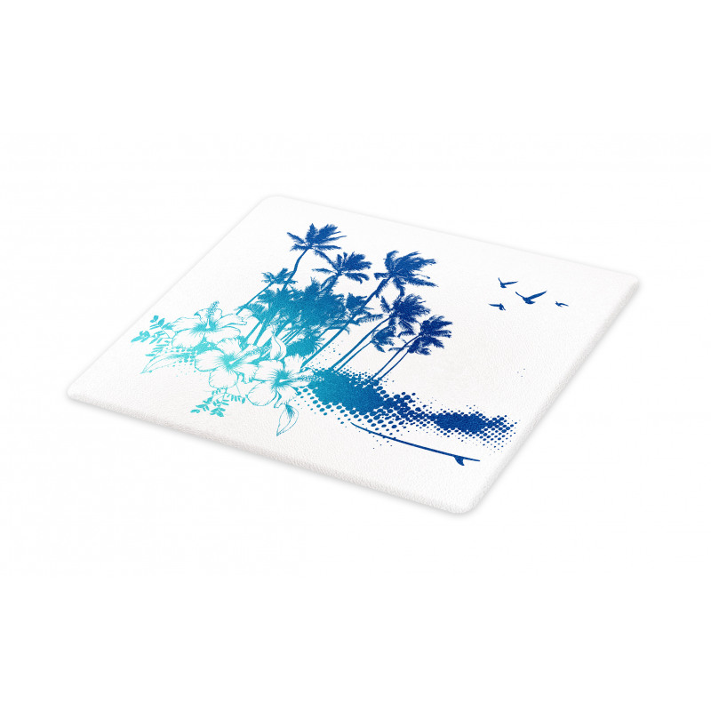 Hibiscus Flower Trees Cutting Board